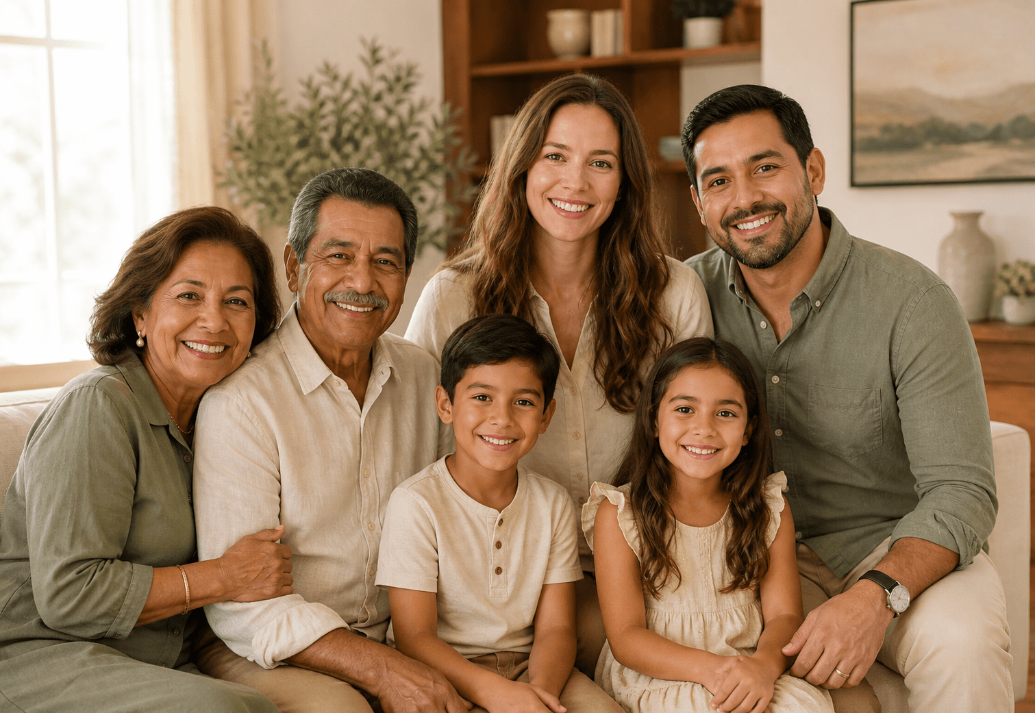 AI International Family Portrait