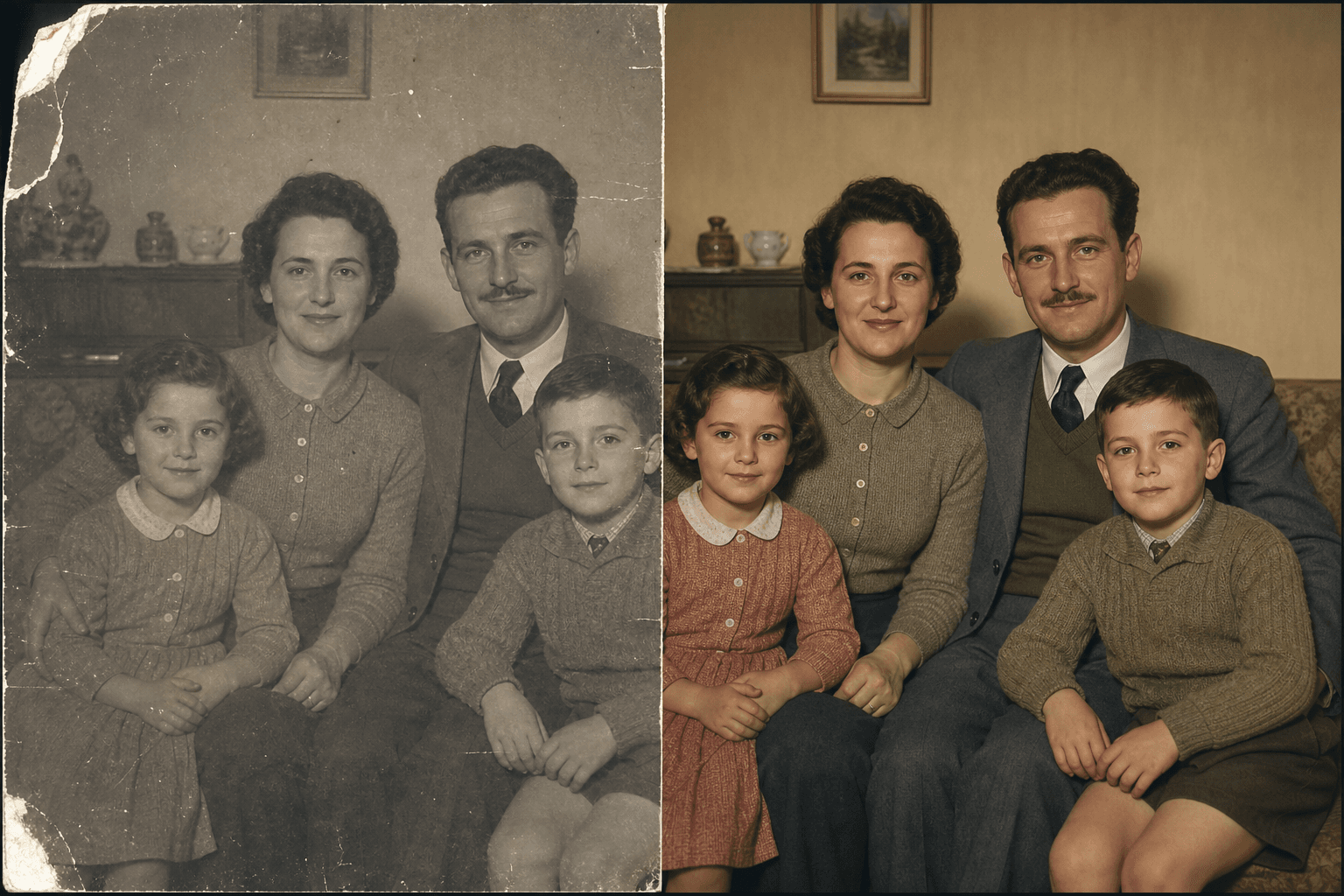 AI Old Photo Restoration & Colorization